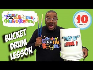 Easy Bucket Drumming for Kids & Beginners | Preschool & Elementary Lesson with Mister Boom Boom
