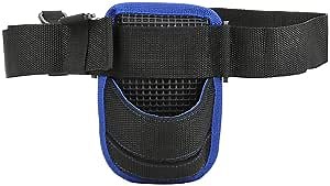 Tbest Fight Belt Fishing Rod Holder,Fishing Waist Strap,Lightweight Waist Fishing Rod Holder Ox Fabric Belt Strap Support Waist Rod Holder Belt Angling Tools Accessories(Black)