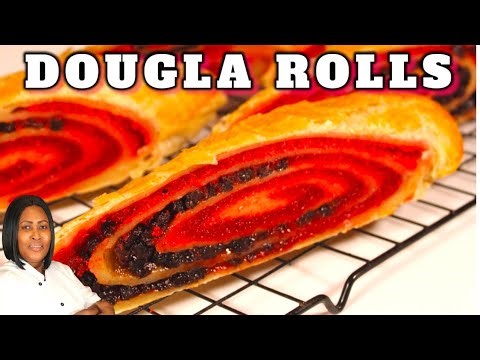Homemade Trinbago Dougla Roll | Flaky Sweet Coconut Currant Pastry