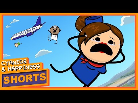 Crash Landing - Cyanide & Happiness Shorts