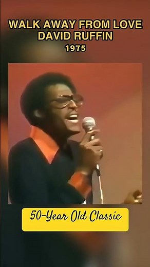🎶 WALK AWAY FROM LOVE – DAVID RUFFIN (Soul Train, 1975)