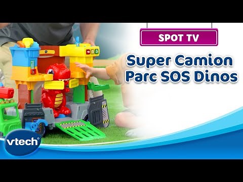 Tut Tut Copains - Super Camion Parc SOS Dinos - Camion dinosaures 2 en 1 | VTech