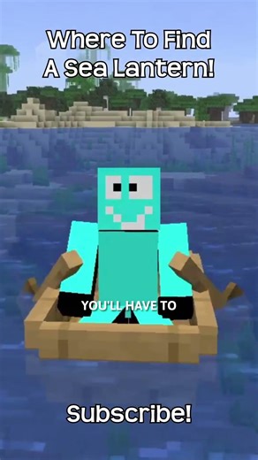 Where To Find A Sea Lantern In Minecraft?!