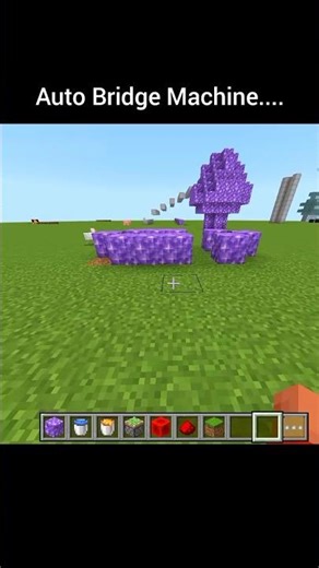 Minecraft: Auto Bridge Machine...🤩 #minecraft #minecraftshorts #kingtigergamer99