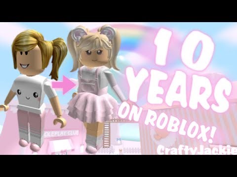 💗 10 YEARS ON ROBLOX 💗 CraftyJackie's Roblox journey avatar progression! 💗
