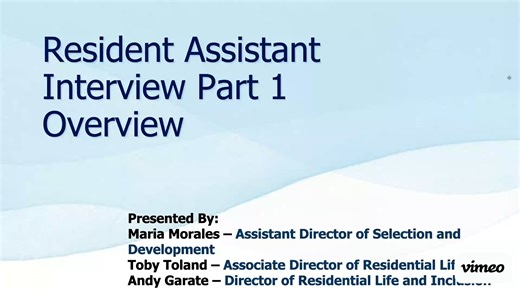 Virtual Info Session