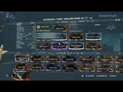 Warframe tenet grigori (updated 2024) test with melee exposure