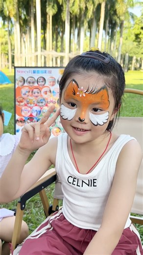 Anka Bella on Instagram: "🦊 Fox Face Paint That Gets You Noticed Instantly Orange gradient + playful lines, No complex design needed, yet it brings your little fox to life.#AnimalFacePaint #CuteFacePaint #FacePainting #EventHit #FacePaintTutorial #Ankabella"