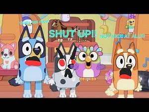 muffin misbehaves at bluey's house /grounded