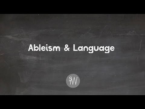 Ableism & Language