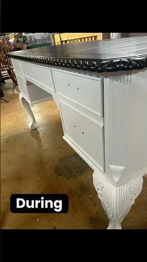 Desk Flip Before → During→ After | Full Reveal