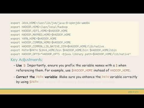 Solving the HADOOP_COMMON_HOME Error During Hadoop Installation on Ubuntu