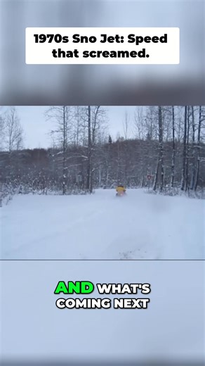 The Sno Jet Thunderjet was a revolution in the 70s, built for one thing: speed. With a screaming engine and missile-like chassis, this Canadian snowmobile made racing history. Now it's priceless! #VintageRacing #Snowmobile #SnoJet #Thunderjet #RacingHistory | Snowmobile