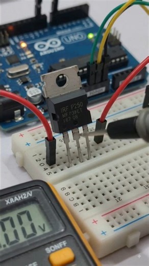 IRFP250 with Arduino 🔥 | High Power MOSFET Arduino Project | IRFP250 Test