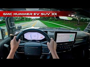 POV - 2025 GMC HUMMER EV SUV 3X Test Drive - Silent Review