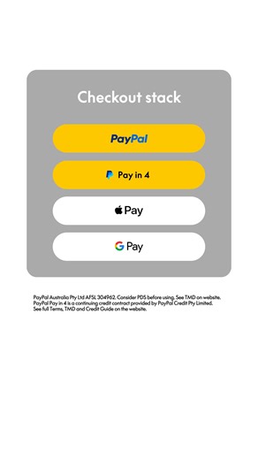 Offer all your customers all their favorite ways to pay in one simple, checkout stack. | PayPal