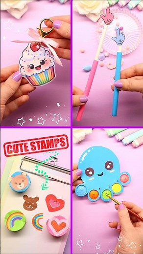 Fun Paper Crafts 📃 Easy DIY at Home #diykeychain #craft #art