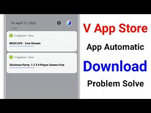 V App Store Automatic Download Problem || How to Stop Automatic Download in V App Store