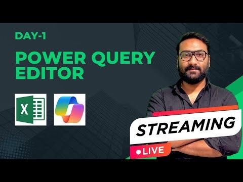 Day-2 LIVE | Power Query Editor in Excel 🔥 | Data Cleaning Automation | Hindi