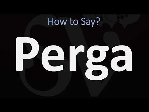 How to Pronounce Perga? (CORRECTLY)