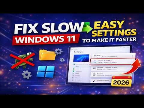 Fix Slow Windows 11 – 4 Easy Settings to Make It Faster (2026)