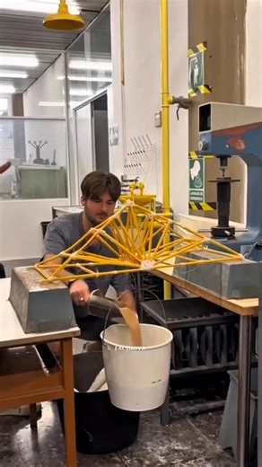 Spaghetti bridge contest #science #sciencefacts