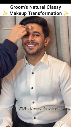 MUA- ddrishtimadnanimua | Groom makeup tutorial step by step #shorts #makeuptutorial #makeup #glam