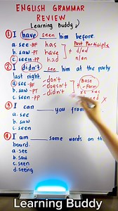 614K views · 10K reactions | English Lesson: Verb Tenses Review #learningbuddy #verbs #tenses #grammar #vocabulary #speakenglish #tips #technique #esl #viralpost #learnenglish | Learning Buddy | Facebook