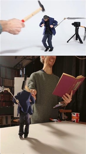 3 days frame by frame to reproduce what AI can do in 30sec ✌️ #stopmotion #animation #dance #bts