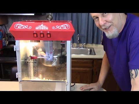 A Vintage Style Olde Midway Popcorn Machine