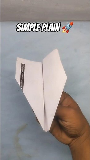 how to make a simple paper plane ✈️ LYSK #shorts