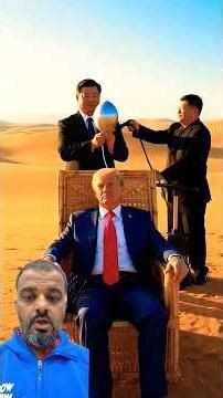 Balloon gone wrong 🤣 #trump #funny #ai #trending #shorts #modi