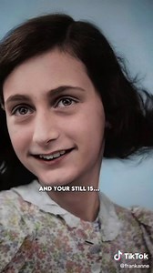 please stop commenting that im ‘using Anne for clout’ im only spreading awareness , and i would never use her. #frankanne #annefrank #ripannefrank #holocaust #fyp
