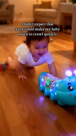 🐛 Caterpillar Crawling Toy – Light, Music & Endless Discovery! Watch your little one giggle as this colorful caterpillar moves, lights up, and plays cheerful music – turning tummy time into an engaging adventure that encourages crawling, coordination, and curiosity. ✨ Why Parents & Babies Love It: ✅ Interactive Lights & Music – Stimulates senses and holds attention ✅ Encourages Movement – Motivates crawling, turning, and active play ✅ Supports Early Development – Enhances memory, observation & 