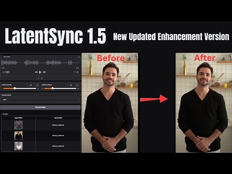 LatentSync 1.5: Next-Level Lip Sync with Improved Accuracy & Lower VRAM!