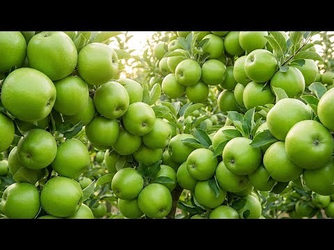 How Green Apples Are Grown – From Planting to Harvest | Giant & Abundant Green Apples