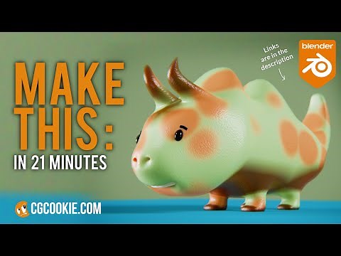 Beginners: Model & Texture A Character In Blender In Only 21 Minutes!