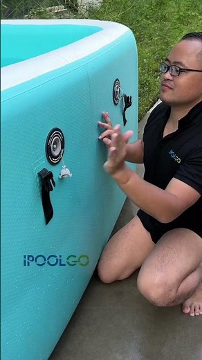Luxury meets convenience & IPOOLGO inflatable hot spa tub Customized 🤝