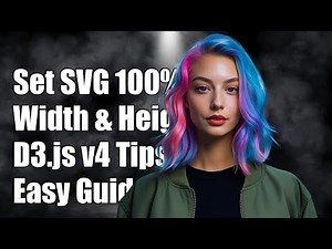 How to Set SVG Container to 100% Width and Height in D3.js v4