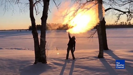 53K views · 608 reactions | Hot water + frigid air = totally awesome | The Weather Channel | Facebook
