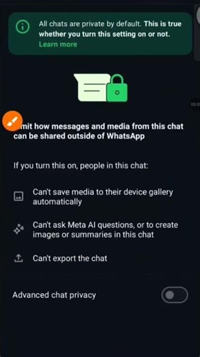 WhatsApp Ka Sabse Powerfull Privacy Feature | How To Enable Advanced Chat Privacy |