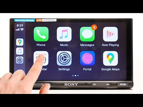 Sony XAV-AX5500 Review and Walkthrough Apple Carplay Android Auto