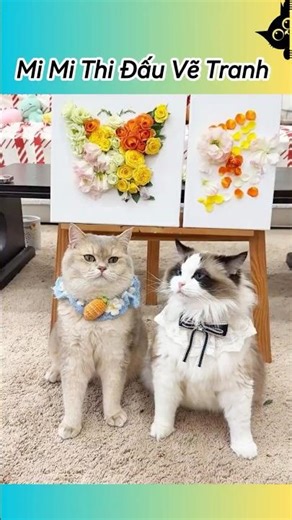 🎨🐱 Your Naughty Child Criticizes Mimi's Terrible Drawing #pets #pets #funnycats #funny #cat #cute