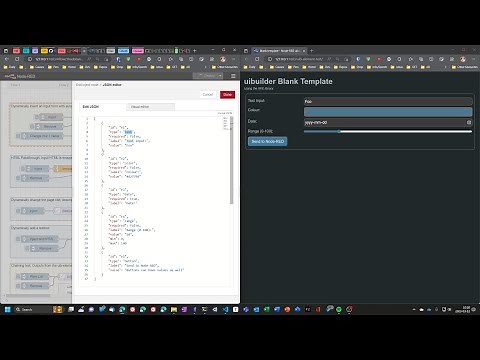 Zero-code dynamic websites using UIBUILDER for Node-RED.