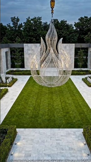 How to Make a Memorial Flame Topiary Garden Sculpture 🔥