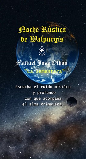 4.4K views · 48 reactions | "La semenetera"- Manuel José Othón - Noche Rústica de Walpurgis #poesia #mexico | Chavenato | Facebook