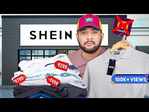 🔥 SHEIN India Massive Haul & Review 2025: Better than MEESHO?