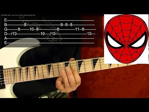 Play Spiderman Theme PERFECTLY! Guitar Lesson