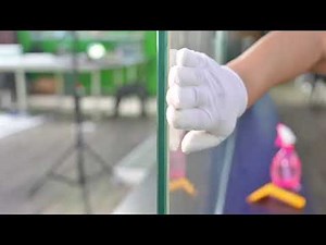 How to install Film Transparent Led Screen on Glass