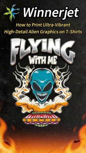How to Print Ultra Vibrant, High Detail Alien T Shirts with Winnerjet DTF